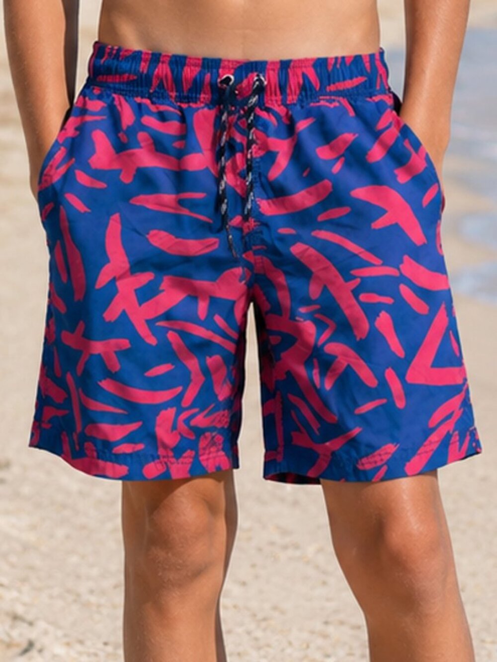Crewcuts Boys' Print Swim Trunks